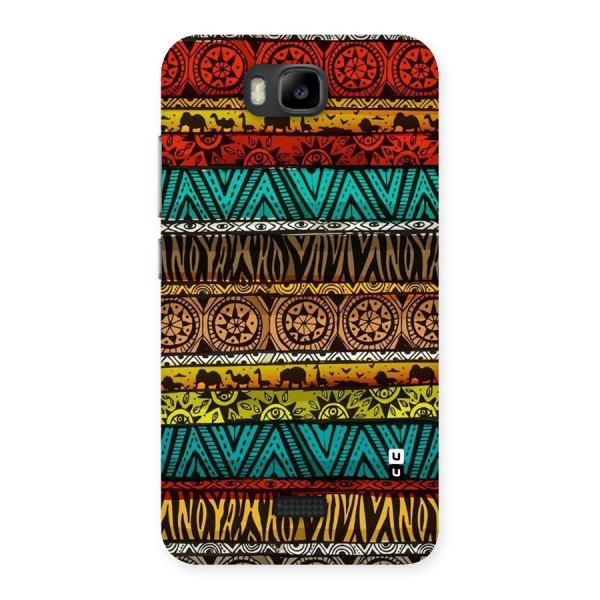 African Design Pattern Back Case for Honor Bee