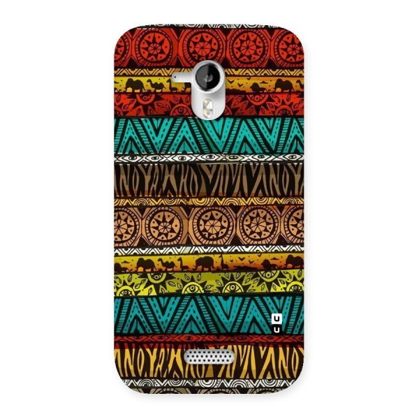 African Design Pattern Back Case for Micromax Canvas HD A116