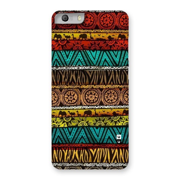 African Design Pattern Back Case for Micromax Canvas Knight 2