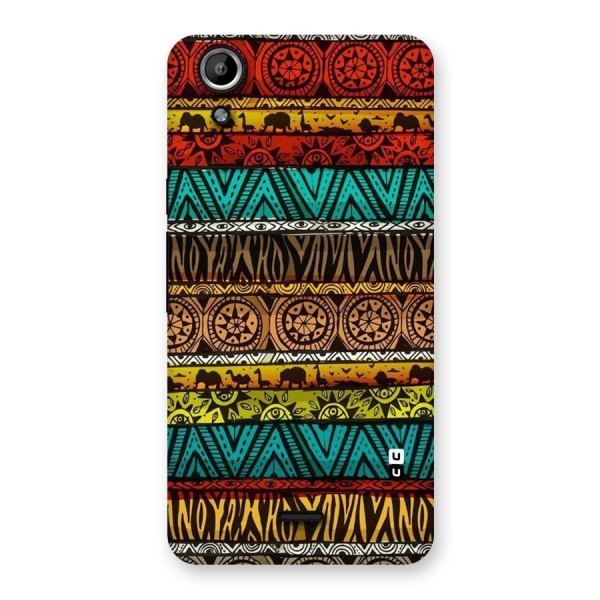 African Design Pattern Back Case for Micromax Canvas Selfie Lens Q345