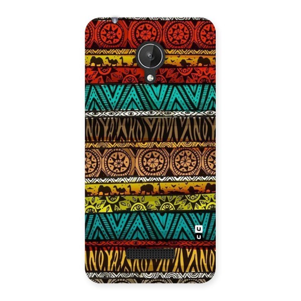 African Design Pattern Back Case for Micromax Canvas Spark Q380