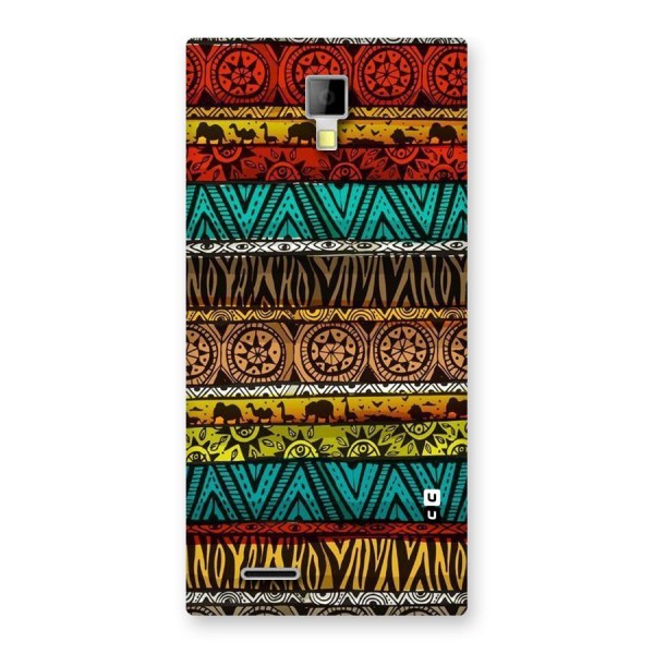African Design Pattern Back Case for Micromax Canvas Xpress A99