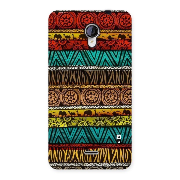 African Design Pattern Back Case for Micromax Unite 2 A106