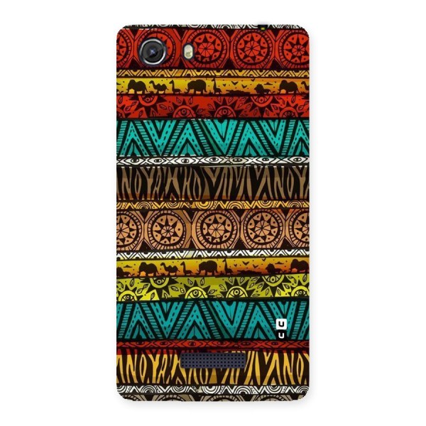 African Design Pattern Back Case for Micromax Unite 3