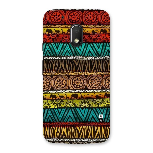 African Design Pattern Back Case for Moto G4 Play