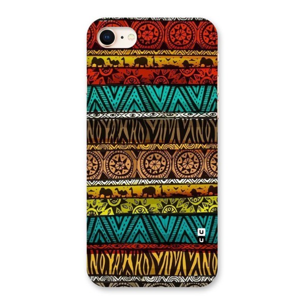 African Design Pattern Back Case for iPhone 8