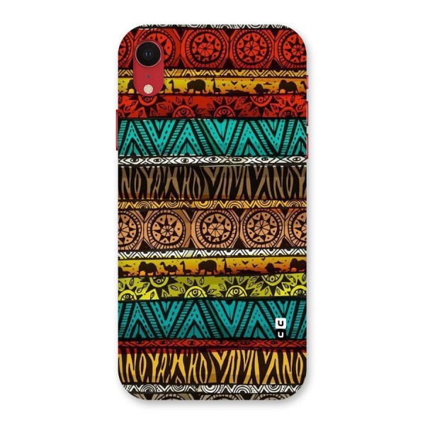 African Design Pattern Back Case for iPhone XR