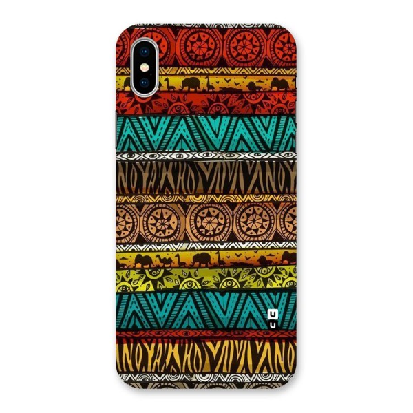 African Design Pattern Back Case for iPhone XS