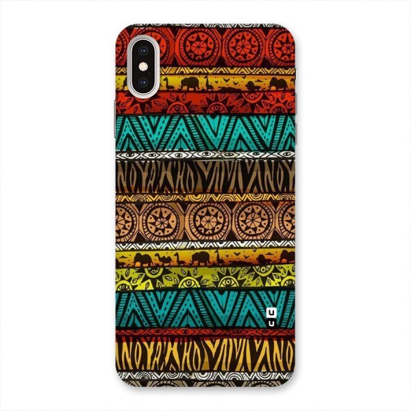 African Design Pattern Back Case for iPhone XS Max