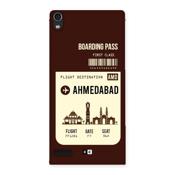Ahmedabad Boarding Pass Back Case for Ascend P6