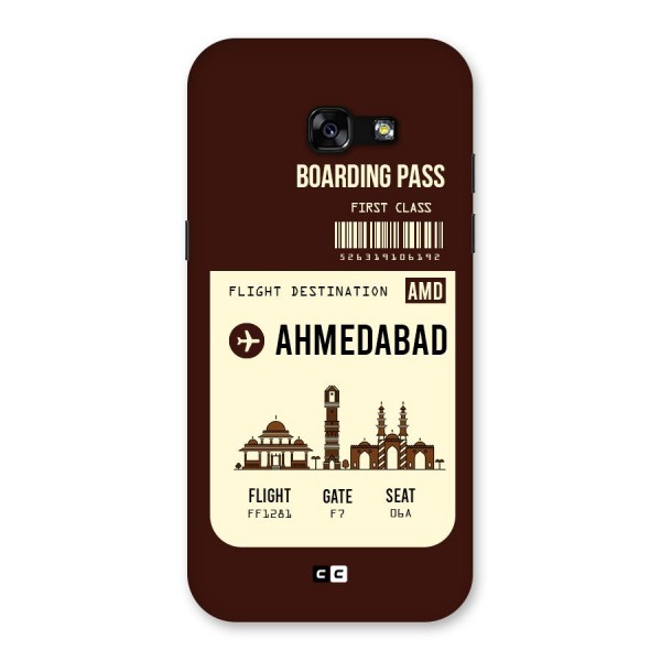 Ahmedabad Boarding Pass Back Case for Galaxy A5 2017