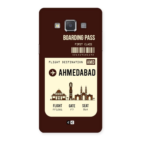 Ahmedabad Boarding Pass Back Case for Galaxy Grand Max