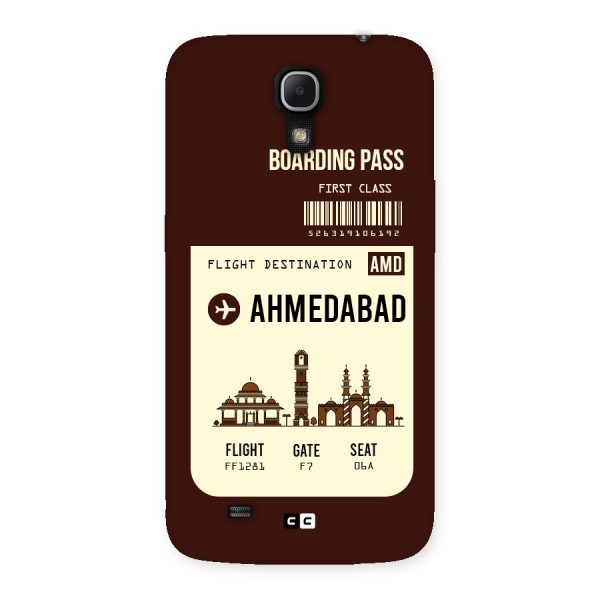Ahmedabad Boarding Pass Back Case for Galaxy Mega 6.3