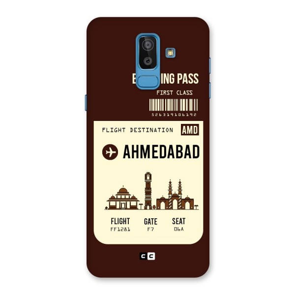 Ahmedabad Boarding Pass Back Case for Galaxy On8 (2018)