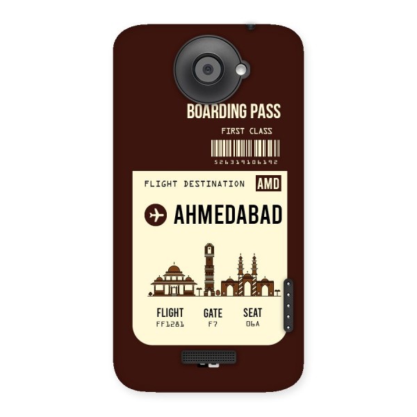 Ahmedabad Boarding Pass Back Case for HTC One X