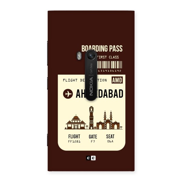 Ahmedabad Boarding Pass Back Case for Lumia 920