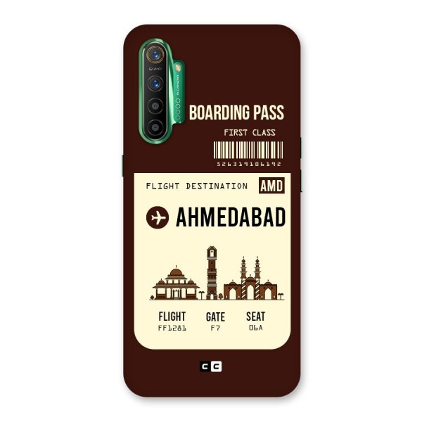 Ahmedabad Boarding Pass Back Case for Realme X2