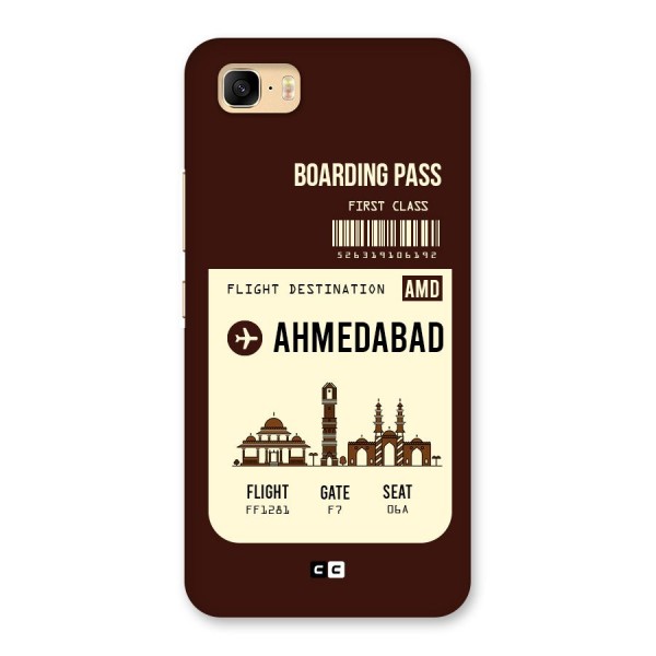 Ahmedabad Boarding Pass Back Case for Zenfone 3s Max