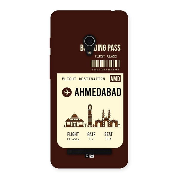 Ahmedabad Boarding Pass Back Case for Zenfone 5