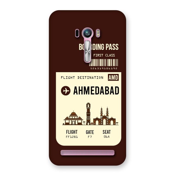 Ahmedabad Boarding Pass Back Case for Zenfone Selfie