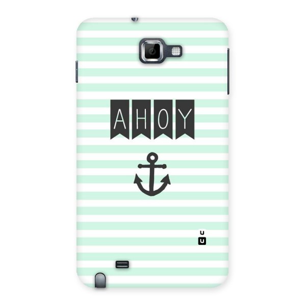 Ahoy Sailor Back Case for Galaxy Note
