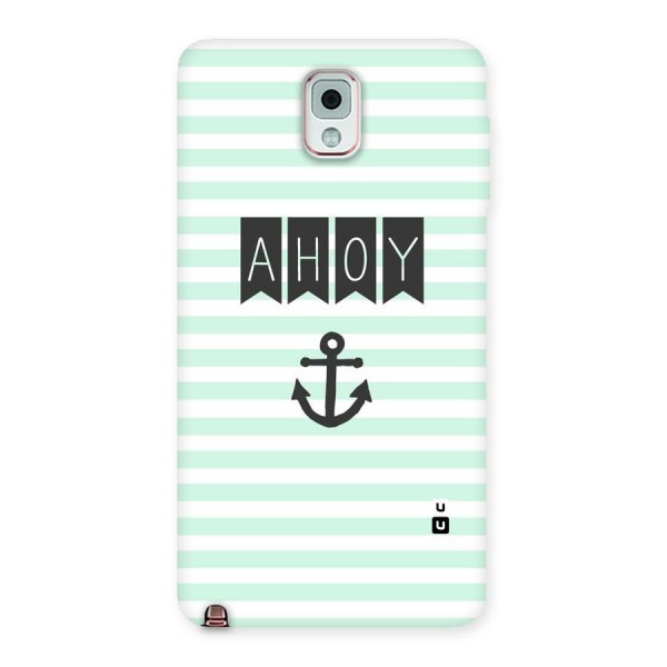 Ahoy Sailor Back Case for Galaxy Note 3