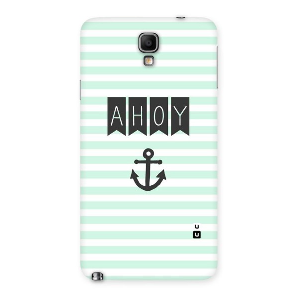 Ahoy Sailor Back Case for Galaxy Note 3 Neo
