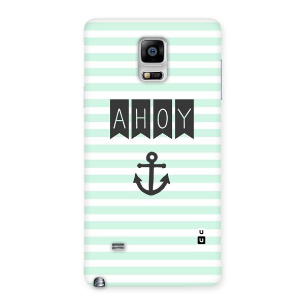 Ahoy Sailor Back Case for Galaxy Note 4