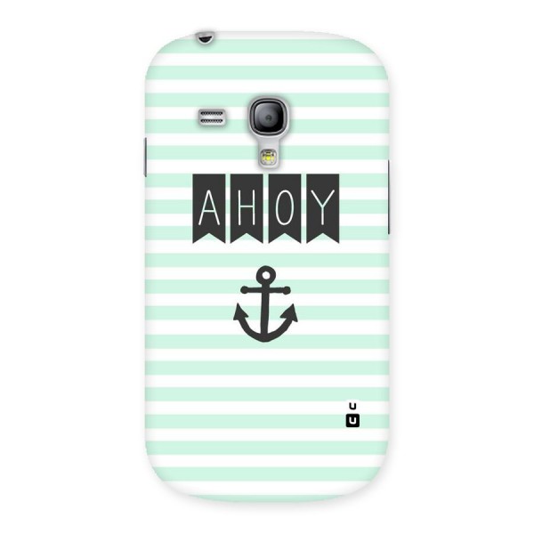 Ahoy Sailor Back Case for Galaxy S3 Mini