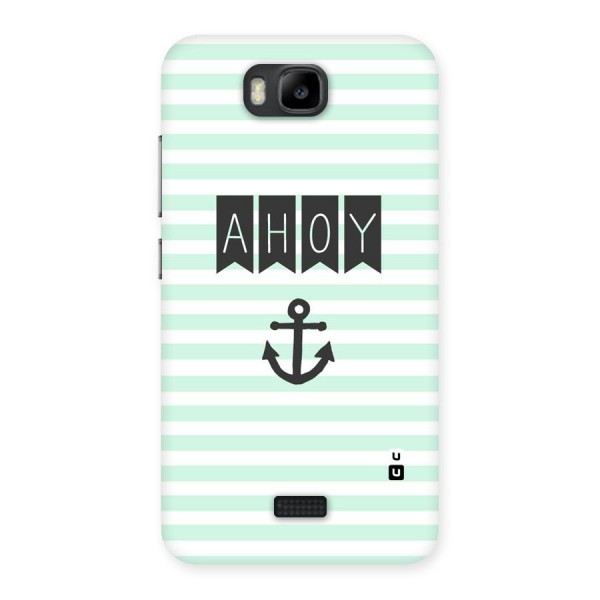 Ahoy Sailor Back Case for Honor Bee