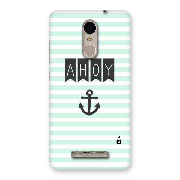 Ahoy Sailor Back Case for Xiaomi Redmi Note 3