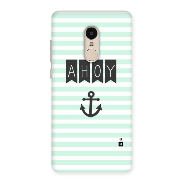 Ahoy Sailor Back Case for Xiaomi Redmi Note 4
