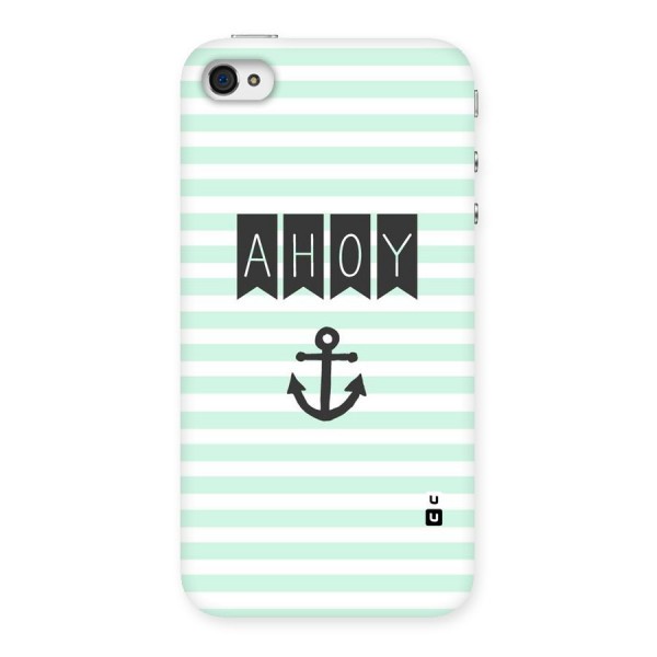 Ahoy Sailor Back Case for iPhone 4 4s