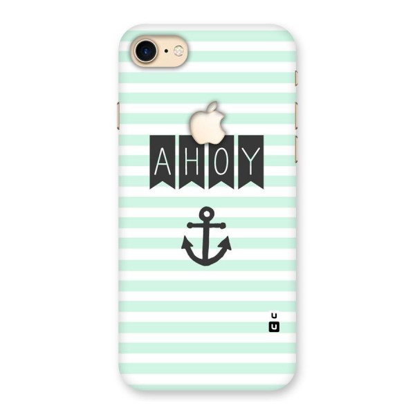 Ahoy Sailor Back Case for iPhone 7 Apple Cut