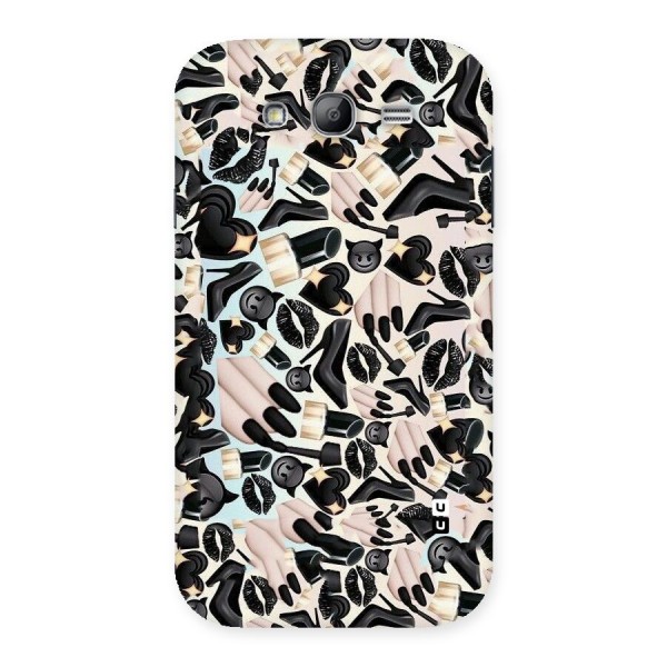 All Black Love Back Case for Galaxy Grand Neo Plus