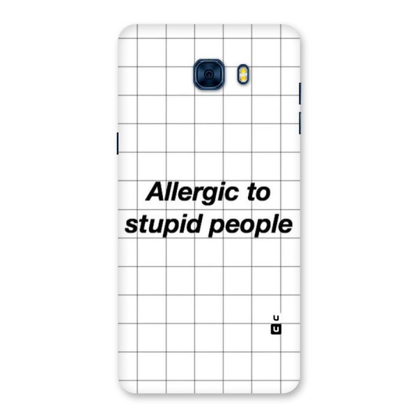 Allergic Back Case for Galaxy C7 Pro
