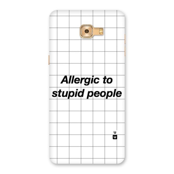 Allergic Back Case for Galaxy C9 Pro
