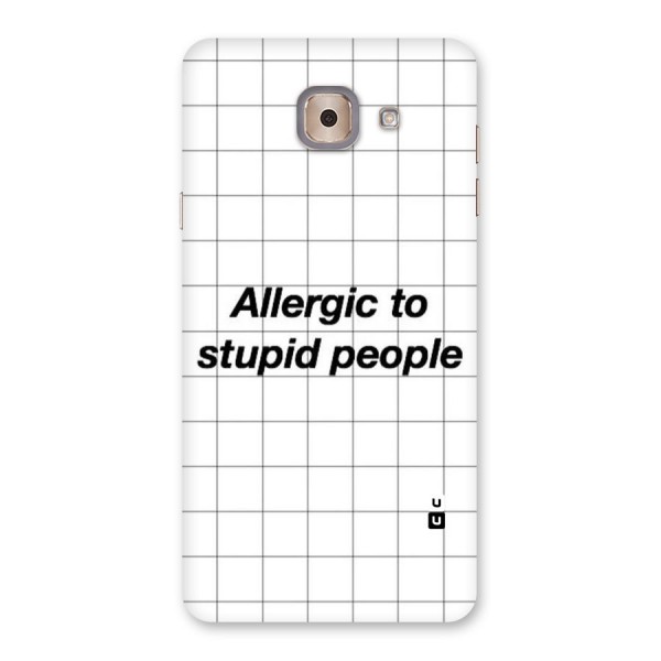 Allergic Back Case for Galaxy J7 Max