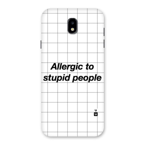 Allergic Back Case for Galaxy J7 Pro