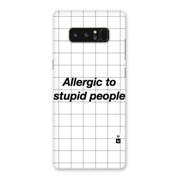 Allergic Back Case for Galaxy Note 8