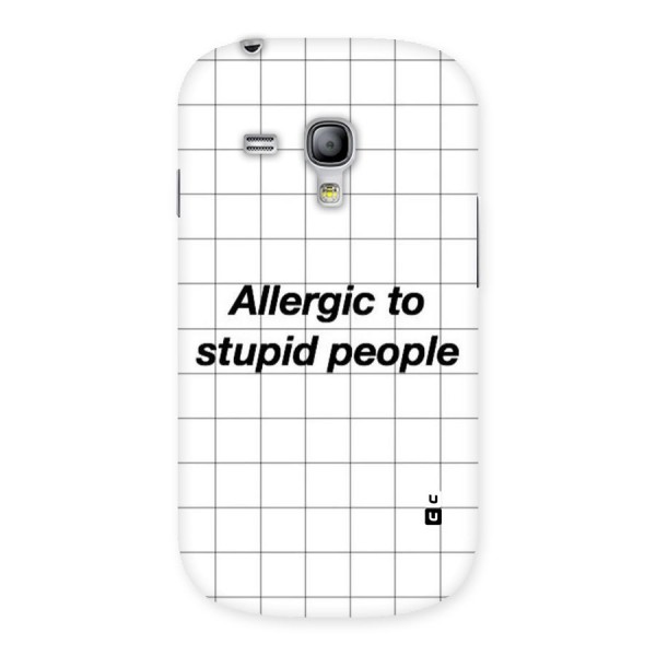 Allergic Back Case for Galaxy S3 Mini