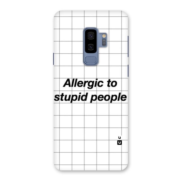 Allergic Back Case for Galaxy S9 Plus