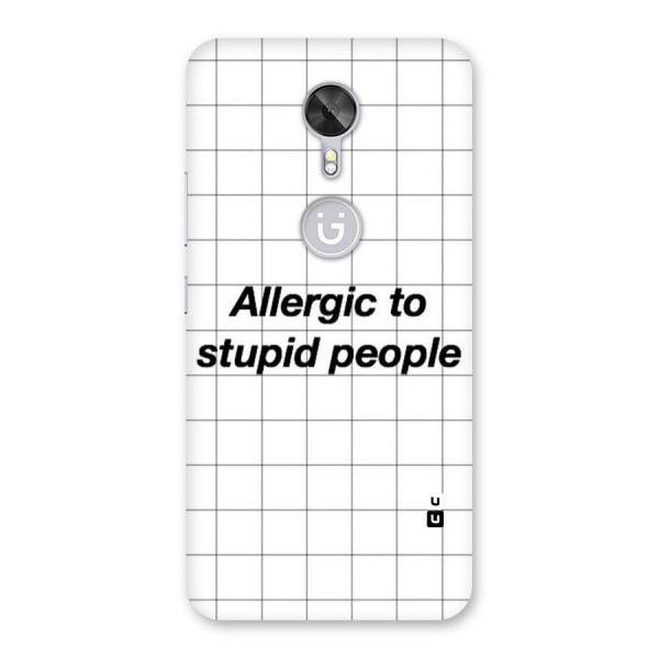 Allergic Back Case for Gionee A1