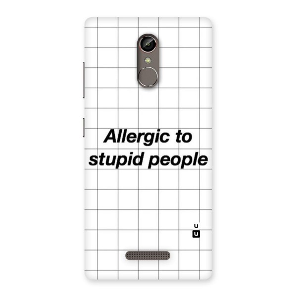 Allergic Back Case for Gionee S6s