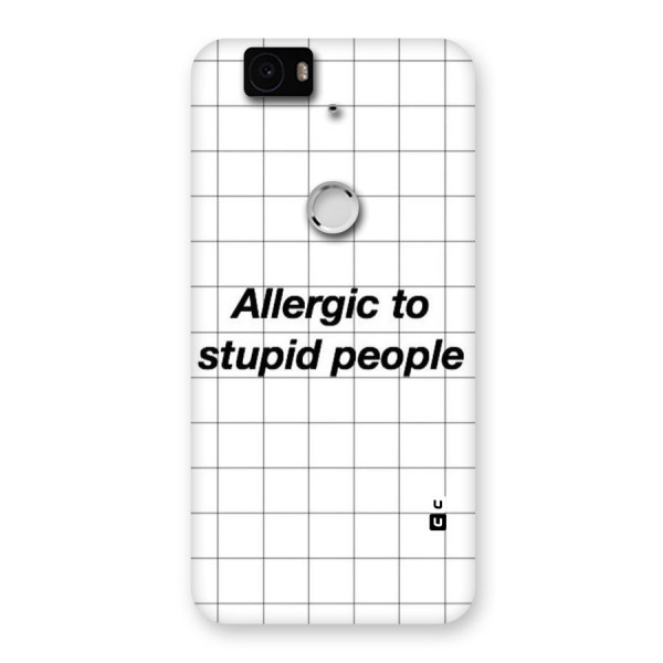 Allergic Back Case for Google Nexus-6P