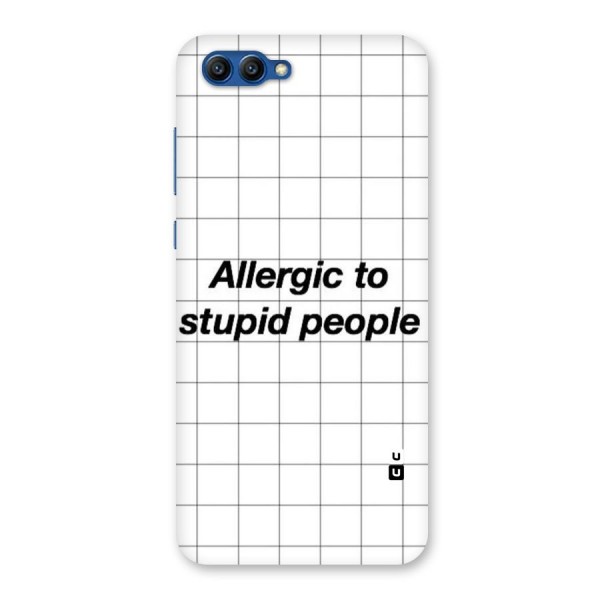 Allergic Back Case for Honor View 10