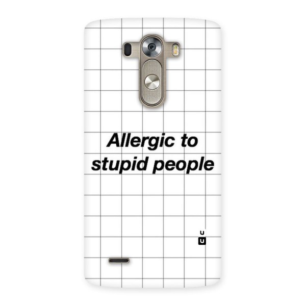 Allergic Back Case for LG G3