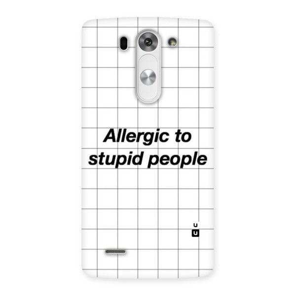 Allergic Back Case for LG G3 Mini