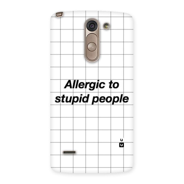 Allergic Back Case for LG G3 Stylus