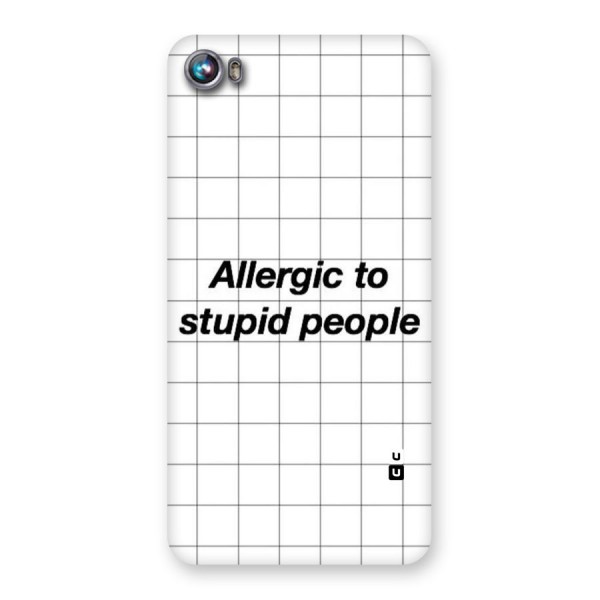 Allergic Back Case for Micromax Canvas Fire 4 A107